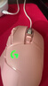 罗技（G） G502 HERO主宰者 有线鼠标 游戏鼠标  g502hero  可配重HERO引擎 礼盒送男友 RGB炫彩灯光 G502H云樱粉+鼠标垫 实拍图