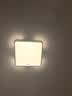 惠普精工卧室吸顶灯led现代简约餐厅书房灯具方40*40cm遥控三色 实拍图