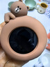 听力熊Mooni M1儿童AI对话智能体AI玩具陪伴机器人儿童口语陪练学习故事机熏听定位电话男女孩礼物棕色 实拍图