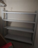 固豪仓储仓库货架置物架多层重型加厚快递超市仓储家用货架超强承重货物储物架子 白色-四层-主架【京东物流】 【中型-总承重400KG】150*50*200cm 实拍图
