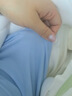 优衣库婴幼儿HEATTECH棉混纺圆领T恤/长袖宝宝保暖衣秋衣478444 61 水蓝色 90 实拍图