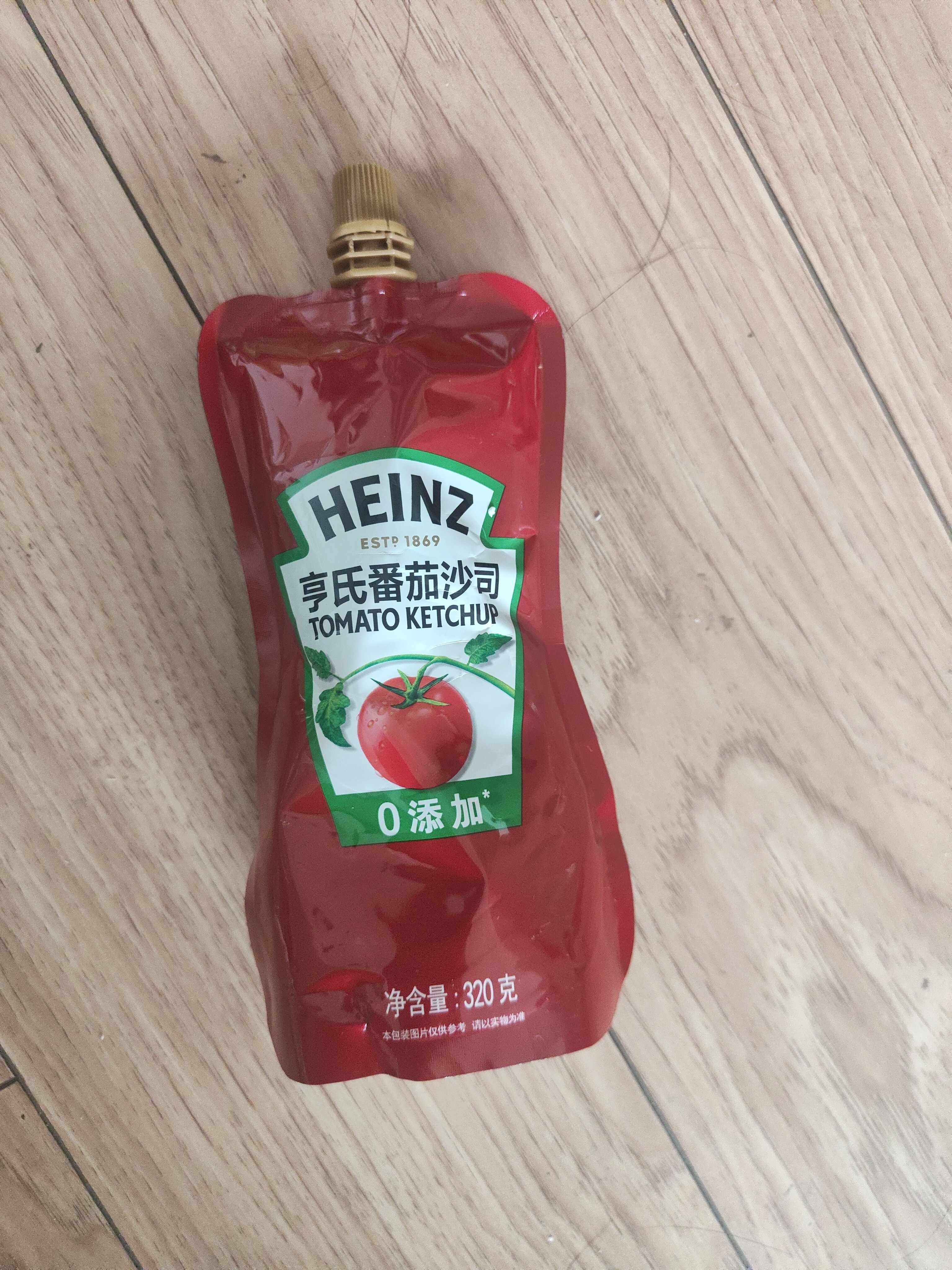 亨氏（Heinz）番茄酱 番茄沙司320g[0添加防腐剂/色素*] 意面薯条酱 实拍图