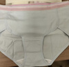 全棉时代京东专供女士内裤纯棉里档抗菌透气竖条肌理三角裤夏季薄款3条装 实拍图