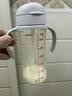 贝亲（Pigeon）自然成长翻盖直饮吸管 大童奶瓶330ml 经典款 18月+  AA278 实拍图