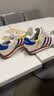 阿迪达斯（adidas）T头鞋男鞋复古休闲鞋时尚轻便减震运动鞋 浅猩红 42 实拍图