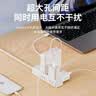 飞利浦（PHILIPS）迷你插排小型一转六多功能小巧插座两孔两脚6位二插孔插线板旅行出差便携插板接线板家用排插2.8米 实拍图