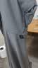 名创优品（MINISO）冰丝防晒衣男夏季户外大帽檐防紫外线外套凉感上衣服 深灰 XL 实拍图