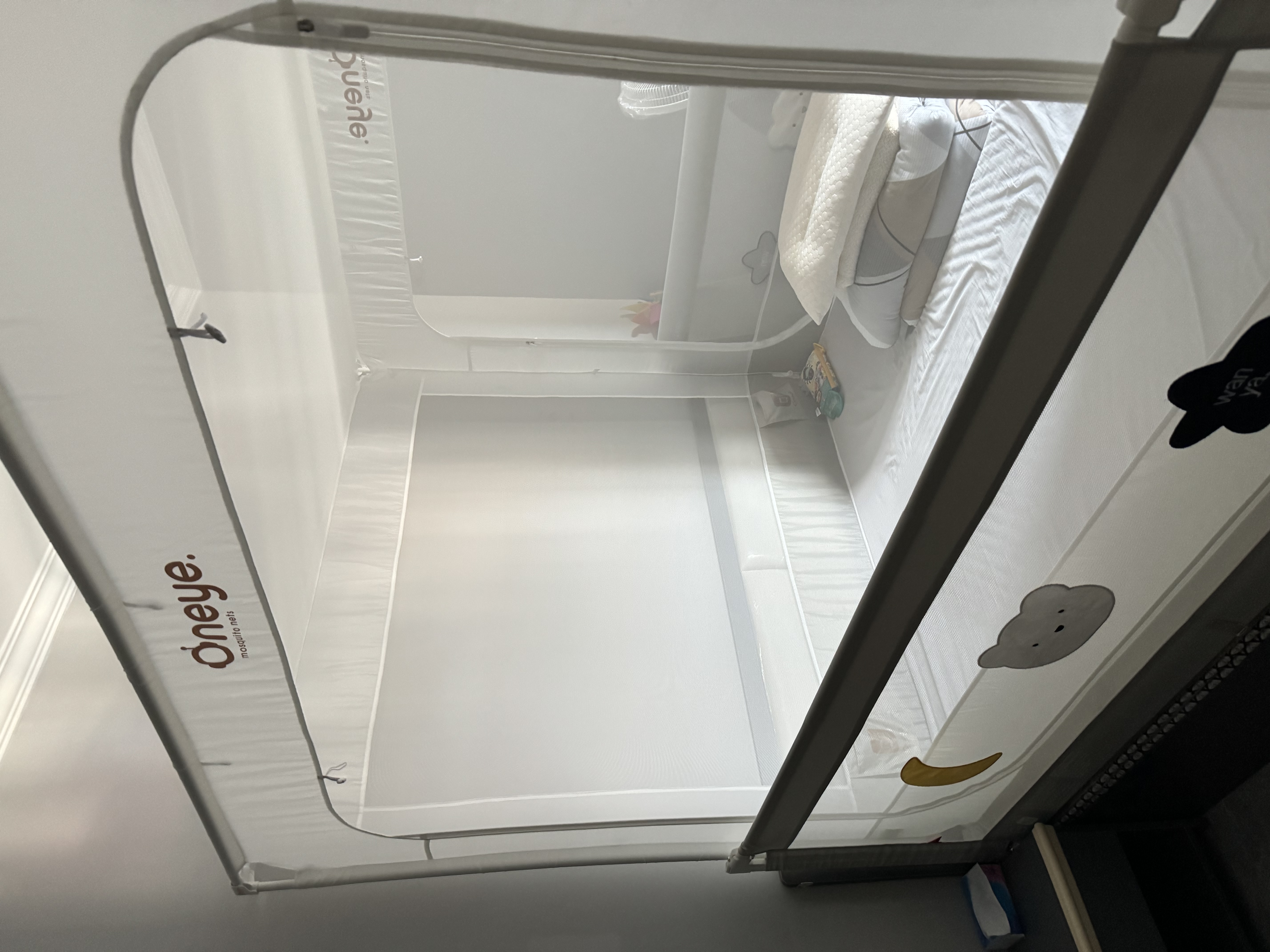 丸丫V2max防摔蚊帐儿童婴儿蚊帐一体防掉全底全包拉链1.8*2.0+床单*2 实拍图