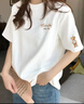 真维斯（Jeanswest）纯棉内搭打底衫女夏季宽松高级感上衣服慵懒风休闲圆领短袖t恤女 实拍图