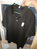 回力（Warrior）男士高端polo衫夏季国潮休闲运动冰丝凉感速干短袖男 黑色 3XL 实拍图