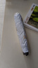天堂伞 防紫外线晴雨伞三折 便携折叠防晒太阳伞遮阳伞两用伞银杏冰川蓝 实拍图