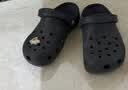 卡骆驰（CROCS）经典洞洞鞋轻便百搭女沙滩鞋包头拖鞋男鞋|10001 黑色-001(含智必星) 41 /42(260mm) 实拍图