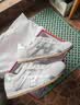 意尔康女鞋德训鞋新款小白鞋透气休闲鞋软底运动鞋 27345W米/银40 实拍图