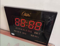 康巴丝（Compas）万年历北斗卫星自动对时电子钟时钟2026新款客厅学校挂墙壁挂 40*30cm大字码（普通款） 实拍图