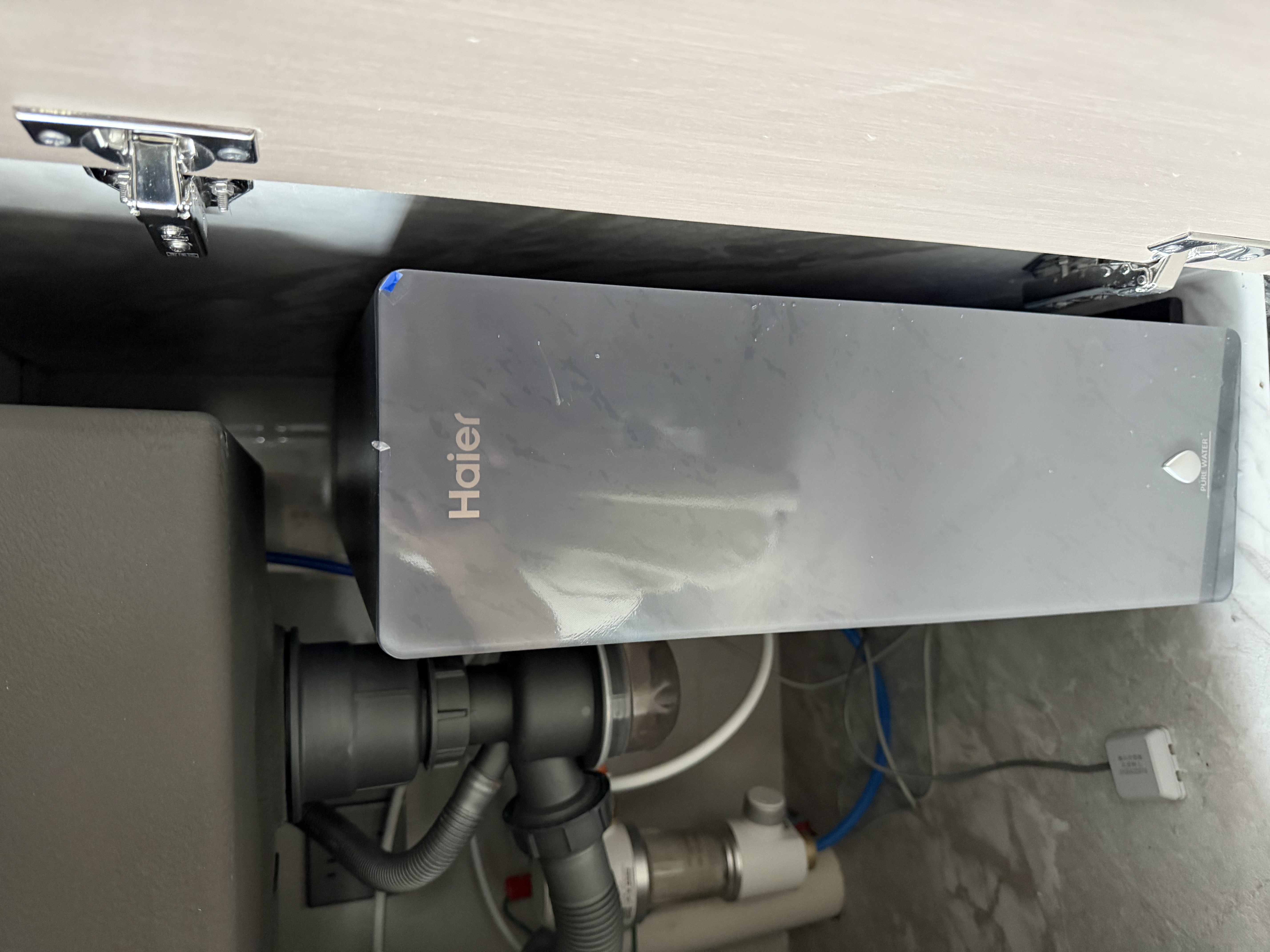 海尔（Haier）鲜活水自净化净水器P5抑菌守护0阻垢0衰减1400G反渗透纯水洗膜真6年长效京东自营智能 龙头UV抑菌 实拍图