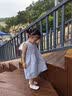 babylove女宝宝连衣裙夏季纯棉婴儿裙子无袖翅膀甜美刺绣美梦天使 实拍图