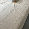 洁丽雅（Grace）A类7A抗菌防水纯色床单床上用品 米驼色200cmx230cm 1.5米床 实拍图