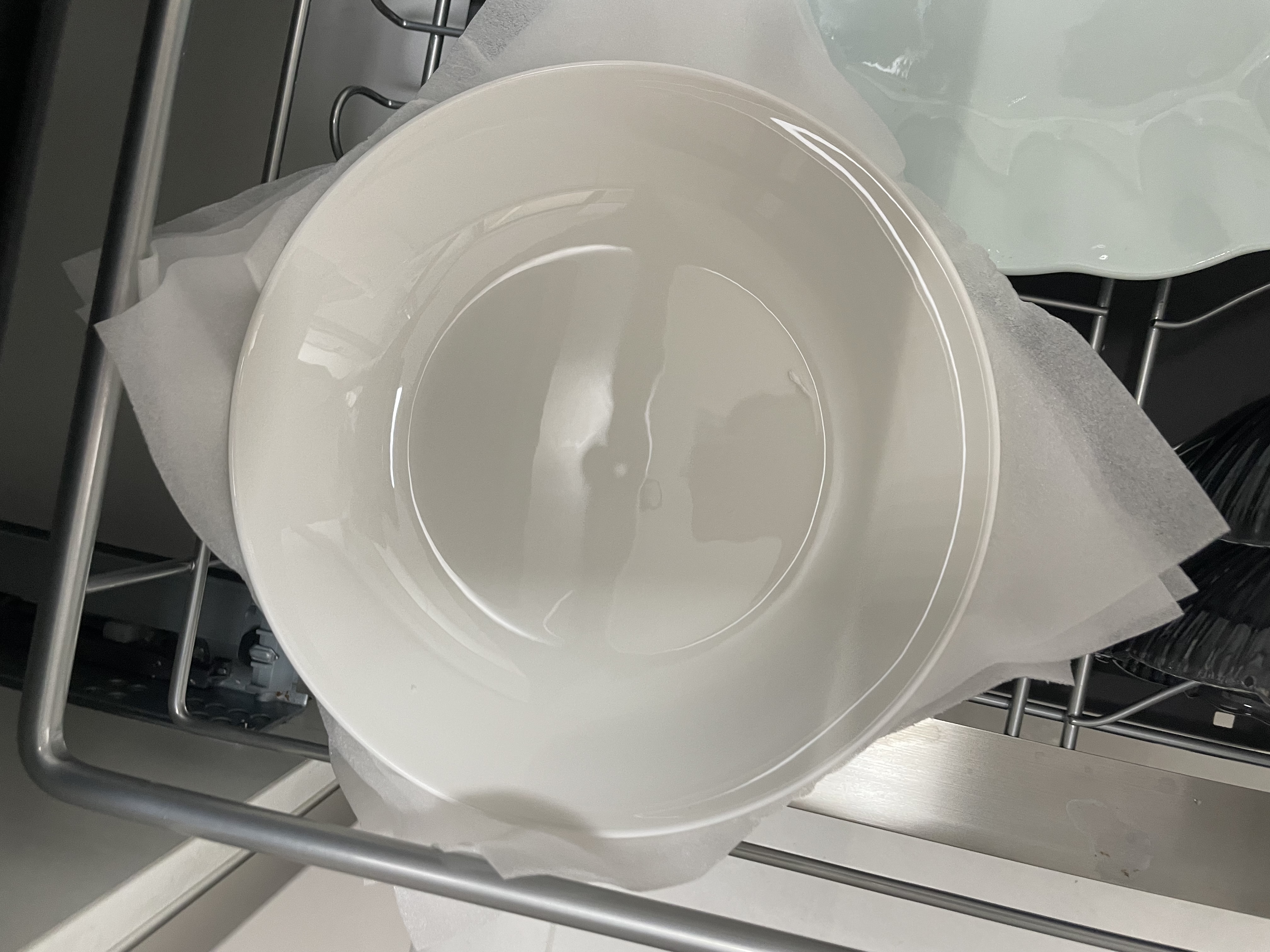 陶相惠骨瓷盘子饭盘纯白深盘10只装家用釉下彩8寸陶瓷菜盘汤盘中式餐具 实拍图