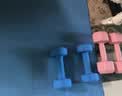 Keep哑铃女男健身家用彩色浸塑环保手铃亚铃全身塑形岩石灰4kg*2 实拍图