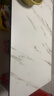 安洛森茶几客厅家用茶桌钢化玻璃茶台小户型简易桌子简约现代阳台小茶台 【单抽屉】白大理石纹色140*60cm 实拍图