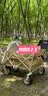 牧高笛（MOBIGARDEN）营地车 户外露营大容量宽轮双刹折叠推车星际 NX23689009 树藤紫 实拍图