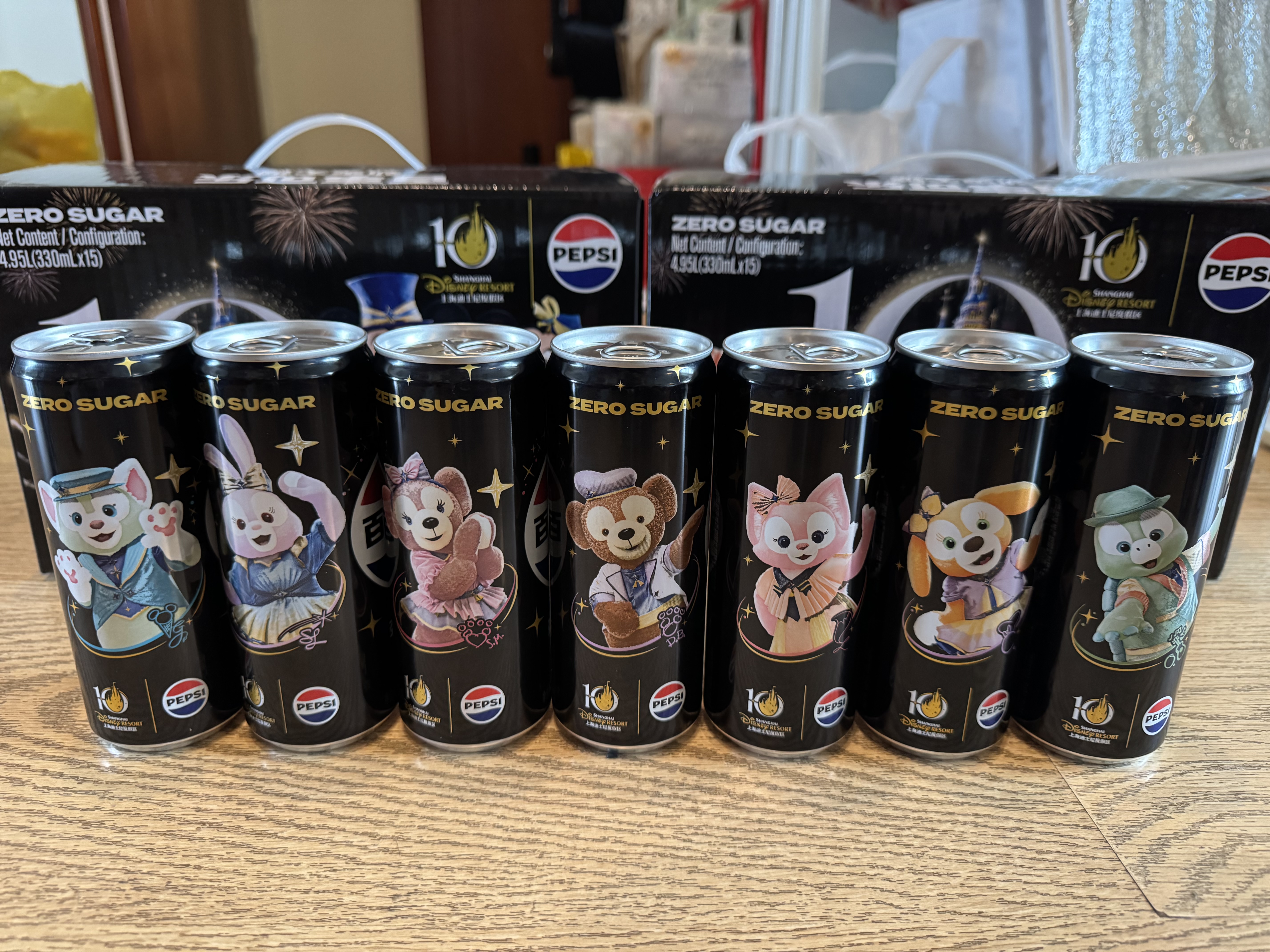 百事可乐Pepsi 百事无糖-迪士尼米奇家族礼盒330ml*15听 细长罐(一箱集齐) 实拍图