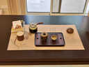清澜（QINGLAN）胡桃木茶道香炉家用室内檀香摆件新中式仿古香薰炉高档木质熏香器 胡桃木禅圆香炉+桂花香(48盘) 实拍图