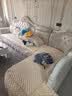 欧式科技布沙发转角组合大小户型客厅整装家具可拆洗简欧布艺沙发 3+1+右贵妃（3.6米） 组合 实拍图