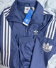 adidas宽松日常舒适运动夹克外套男女春季新款阿迪达斯官方三叶草   深蓝（推荐选大一码)   XL 实拍图