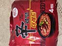 农心韩国进口特辣辛拉面THERED红汤版韩式方便面泡面125g*4包 实拍图
