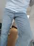 七匹狼牛仔裤男士夏季薄款冰氧吧凉莱卡感四面弹通勤休闲长裤子男装 实拍图