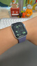 Apple/苹果 Watch S11 智能手表GPS款42毫米银色铝金属表壳雾紫色运动型表带S/M MEUT4CH/B 实拍图