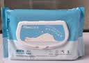 舒洁（Kleenex）湿厕纸家庭装80抽*6包（480抽）洁厕湿巾纯水湿纸巾 实拍图