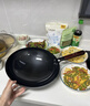九阳（Joyoung）炒锅铁锅健康无涂层精铁家用炒菜锅不易生锈炉灶通用32cm带盖C121 实拍图