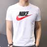 耐克(NIKE)男短袖T恤 纯棉 运动休闲 舒适百搭 AR5005-100 白色M 实拍图