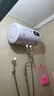 樱花雪白色家用热水器电热水器出租房卫生间洗澡沐浴储水式速热省电40升/50/60/80/100圆桶一级能效 40升高配+三重防电+指导安装 实拍图