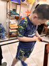 361°儿童泳衣男童分体中大童游泳衣平角泳裤两件套男孩泡温泉泳装 实拍图