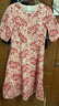 德玛纳（dme）【莫奈花园】夏优雅风呼吸感纯棉绣花收腰A字藏肉连衣裙女中长款 实拍图