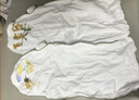 全棉时代婴儿隔汗巾纱布吸汗儿童开学幼儿园宝宝纯棉垫背小猫小鹿小鸟3条 实拍图
