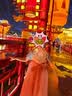萌乎山蓝 汉服女童裙子夏新款国风儿童连衣裙古装薄款公主裙 蓝粉 130 晒单实拍图