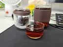 美斯尼 旅行茶具套装便携式茶具玻璃快客杯泡茶杯一壶二杯 同乐杯 咖啡色 实拍图