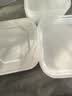 冰箱保鲜盒食品级冰箱收纳盒塑料密封盒蔬菜水果冷冻盒便当盒 方形保鲜盒650ML（10个装） 实拍图