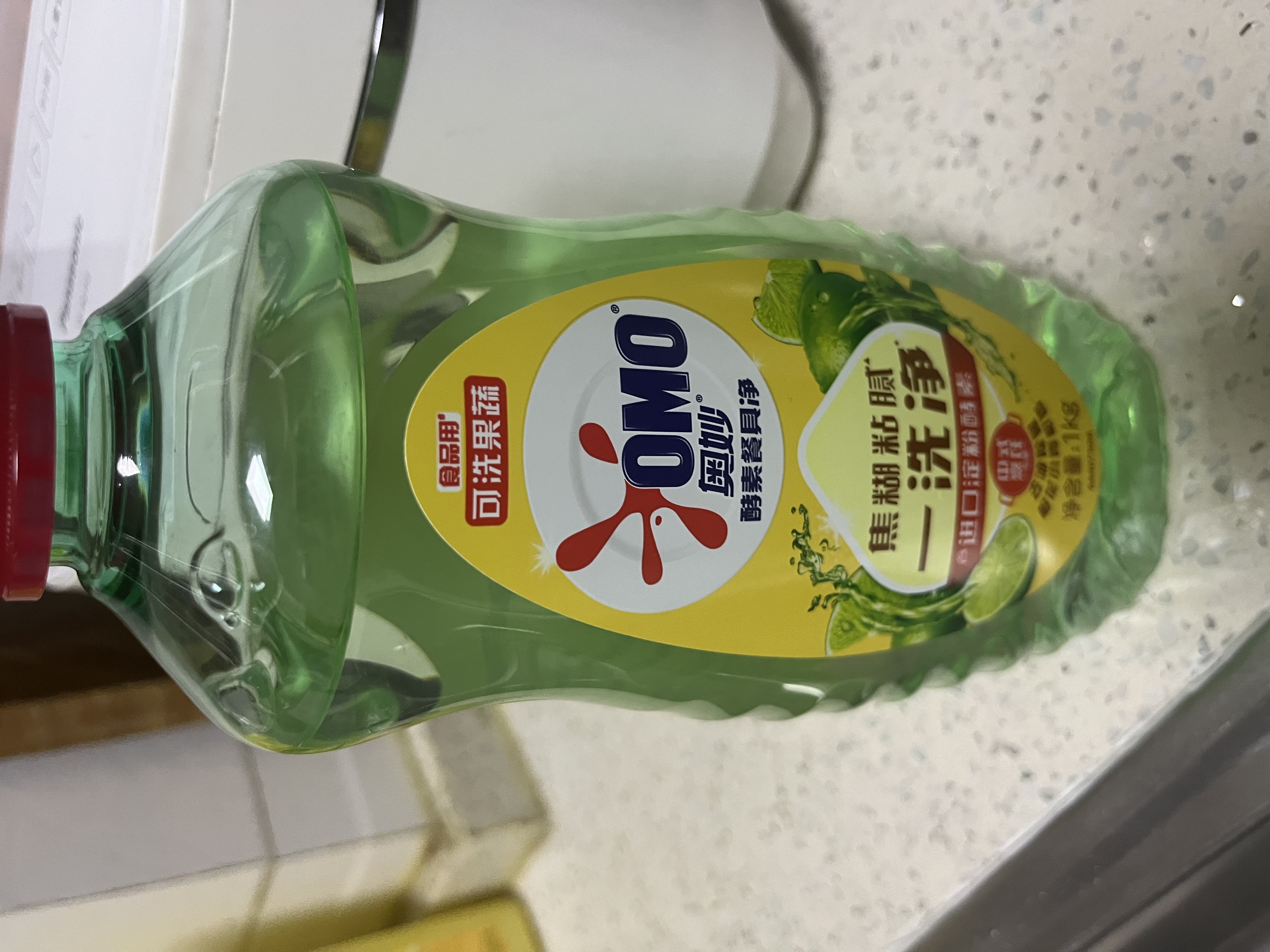 奥妙大桶酵素餐具净洗洁精 橙花小青柑 1kg*2 4斤装 1泵1补去锅具焦糊 实拍图