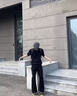 肆缄胖子大码弯刀牛仔裤男大屁股显瘦vibe裤子美式高街宽松大码微喇裤 黑色 3XL 适合160-180斤 实拍图