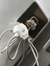 Piva 派威gs3pro转接器type-c转接头平板游戏吃鸡耳机转换器四合一扩展gs3适用ipad pro手机苹果17 直头-白色[4合1+回音屏蔽+高解析力] 实拍图