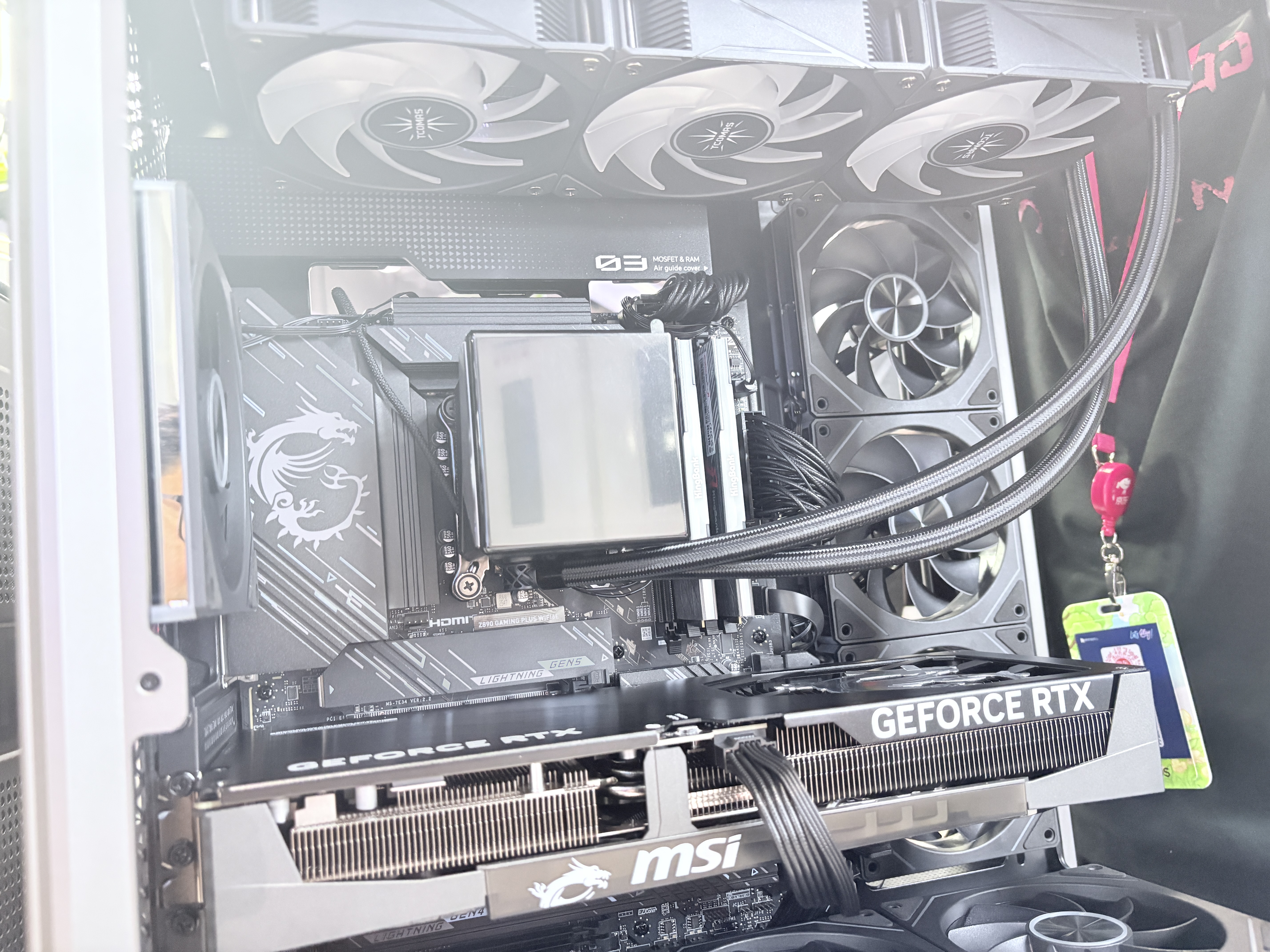 微星（MSI）魔龙 GeForce RTX 5070 Ti 16G GAMING TRIO OC AI游戏设计剪辑OpenClaw本地部署显卡 实拍图