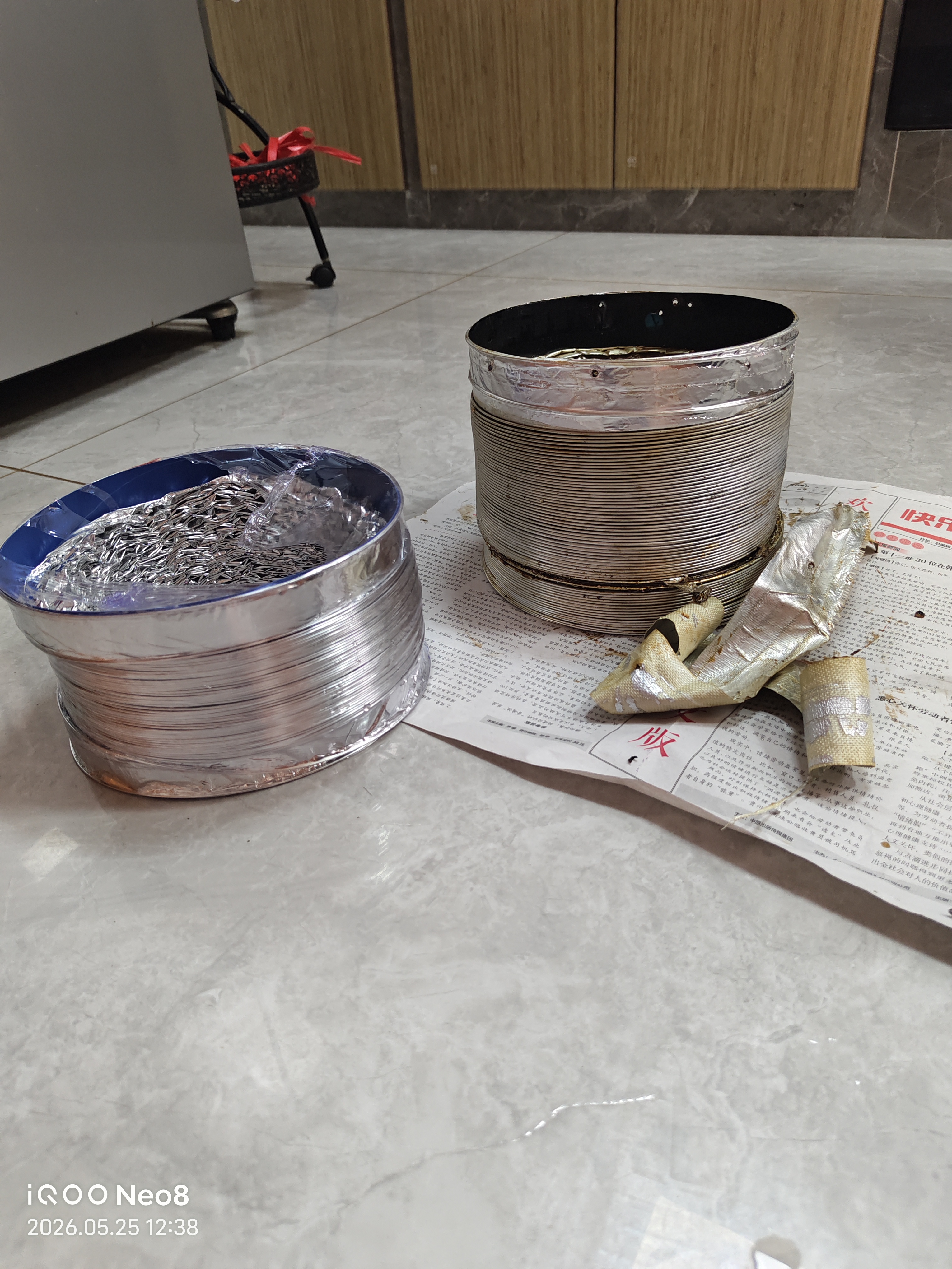 沐唯（muvi）抽油烟机排烟管烟道排气管止逆阀伸缩铝箔管止回阀排风管 实拍图