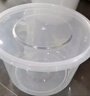 美丽雅一次性饭盒圆形1500ml*50套打包碗加厚餐盒带盖可微波大容量 实拍图