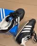 adidas T头鞋 K 74复古风薄底运动鞋平底鞋男女阿迪达斯三叶草   黑色/亮白/树脂黄(推荐脚型偏胖选大半码)   37 实拍图