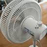 美的（Midea）【加大网罩】七叶轻音柔风电风扇/家用省电落地扇/小型台式电扇/广角摇头大风力宿舍风扇 SAE35CA1 实拍图